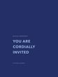 You Are Cordially Invited Concert Band sheet music cover